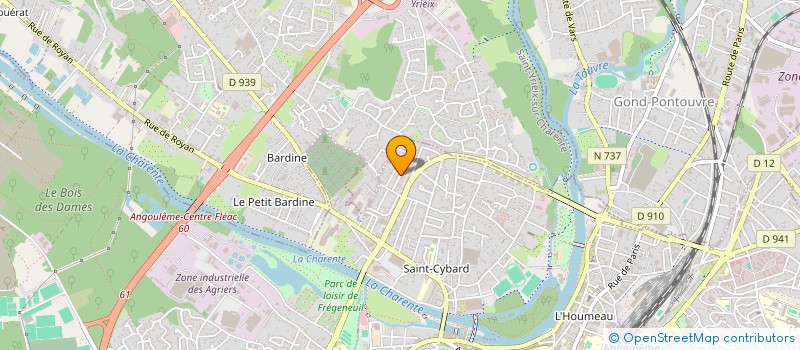 localisation de l'entreprise XAVIER SERVICES à ANGOULEME