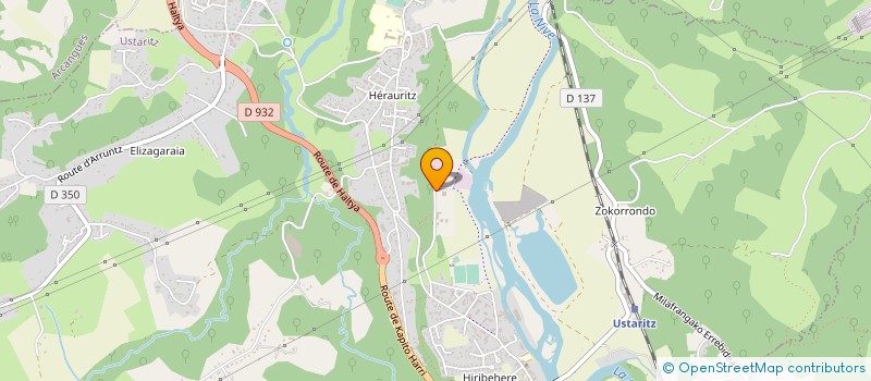 localisation de l'entreprise XAVIER TOFFOLO ET FILS SARL à USTARITZ