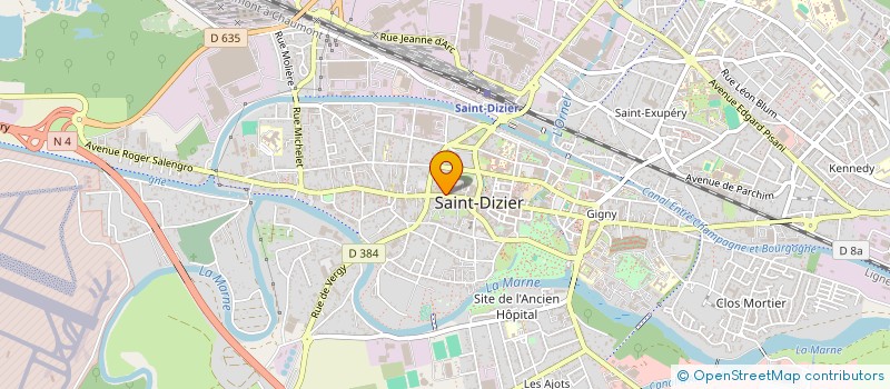 localisation de l'entreprise XAVIER VANDAMME HUISSIER DE JUSTICE à SAINT-DIZIER