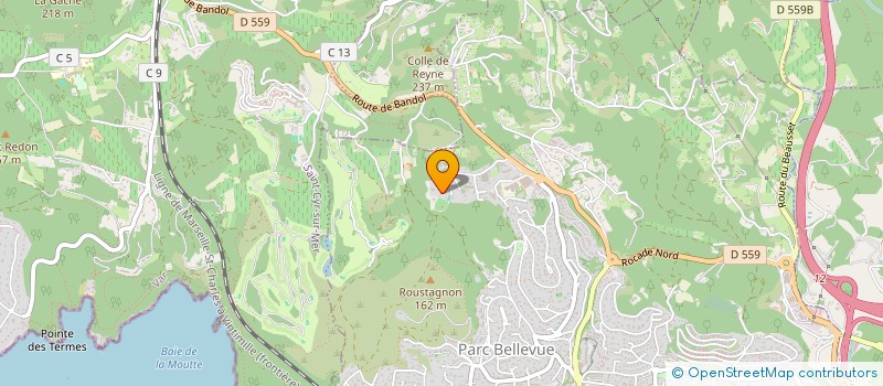 localisation de l'entreprise XAVINAS  BANDOL