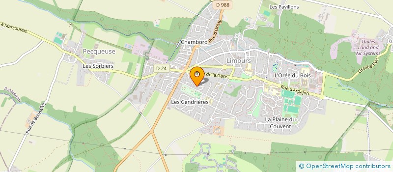 localisation de l'entreprise XAVMAN  LIMOURS