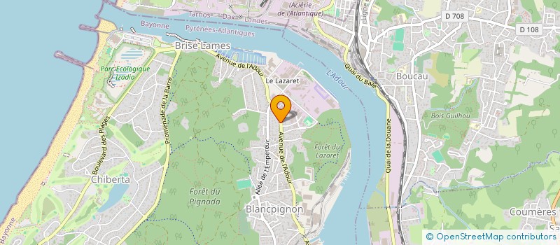 localisation de l'entreprise XAXATU  ANGLET