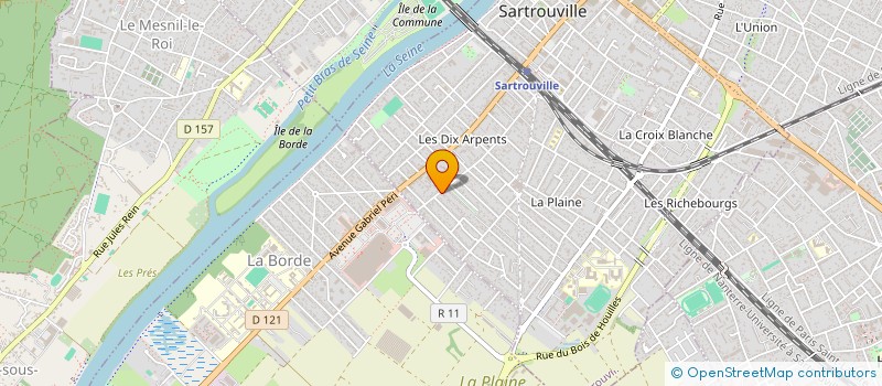 localisation de l'entreprise XB CHAMONIX  SARTROUVILLE