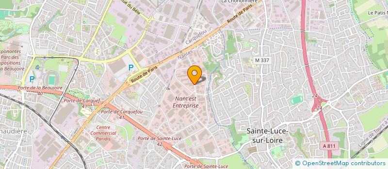 localisation de l'entreprise XB-CONSULTANT SOLARFILM-STORE à NANTES