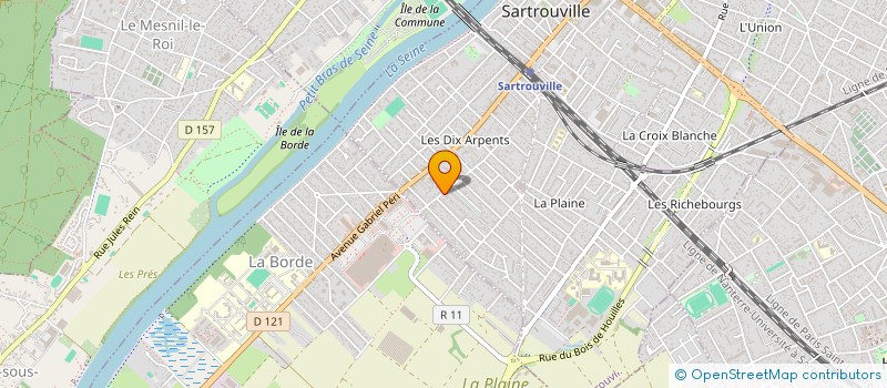 localisation de l'entreprise XB IMMOBILIER  SARTROUVILLE