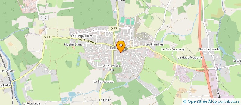 localisation de l'entreprise XB LOGISTIC  LAILLE