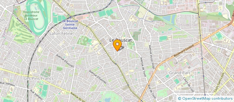 localisation de l'entreprise XBBD  LE BOUSCAT