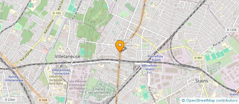 localisation de l'entreprise XBCI - XB CONSEIL INGENIERIE à PIERREFITTE-SUR-SEINE
