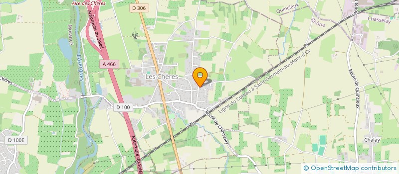 localisation de l'entreprise XBIG  LES CHERES