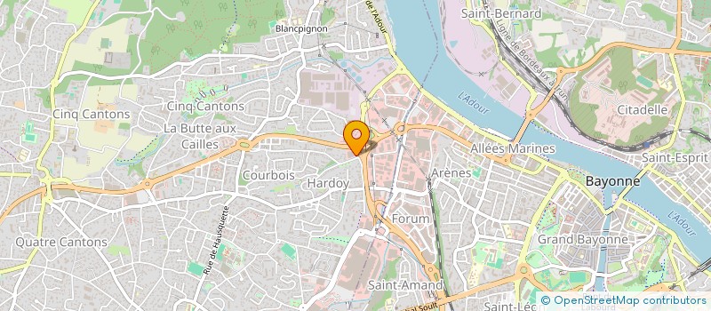 localisation de l'entreprise XBIKES à ANGLET