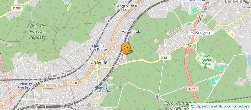 localisation de l'entreprise XBL CONSEIL à CHAVILLE