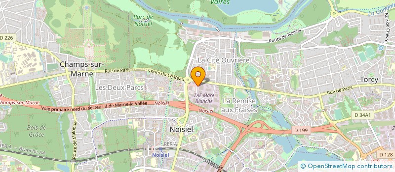 localisation de l'entreprise XBP EUROPE  NOISIEL