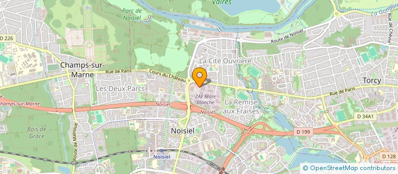 localisation de l'entreprise XBP EUROPE SERVICES à NOISIEL