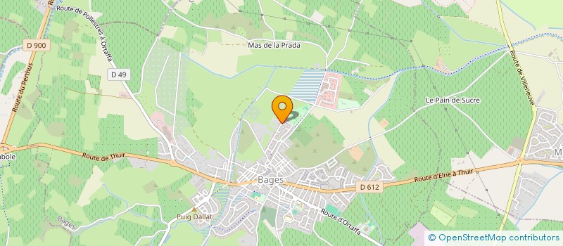 localisation de l'entreprise XBRUCHET à BAGES