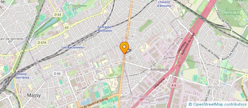 localisation de l'entreprise XBYTE à MASSY