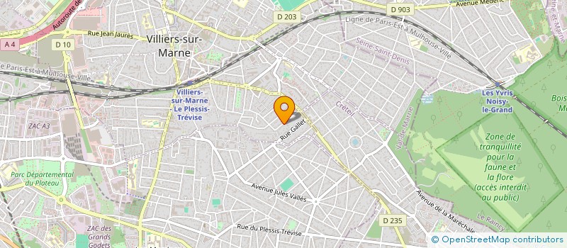 localisation de l'entreprise XCACAU DE CLAYE  VILLIERS-SUR-MARNE