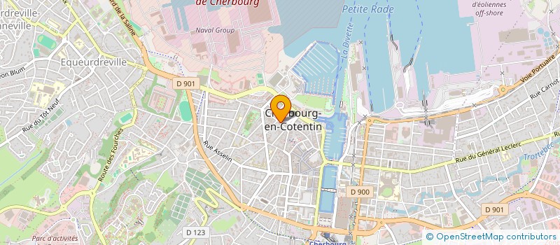localisation de l'entreprise XCB LOCATION à CHERBOURG-EN-COTENTIN