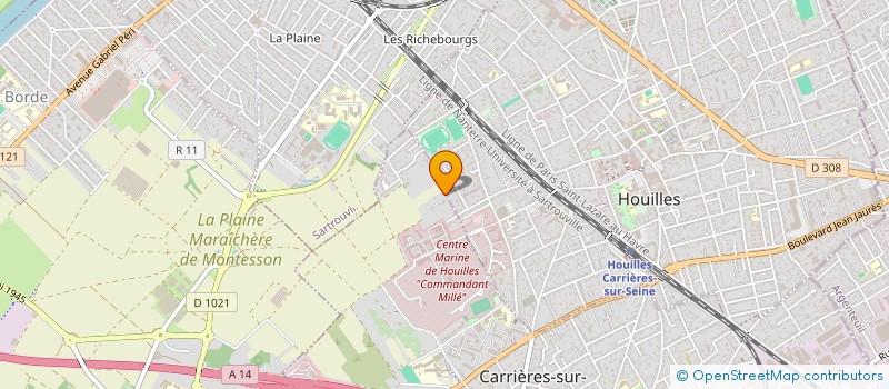 localisation de l'entreprise XCEEDIS à CARRIERES SUR SEINE
