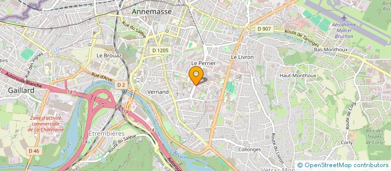 localisation de l'entreprise XCELLENCE STYLE à ANNEMASSE