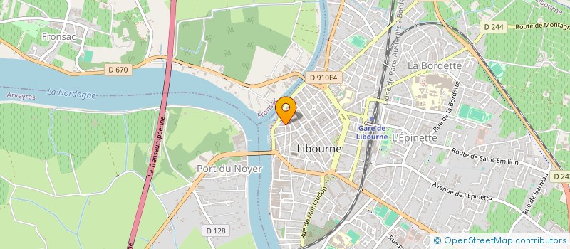 localisation de l'entreprise XCHATEAUX à LIBOURNE