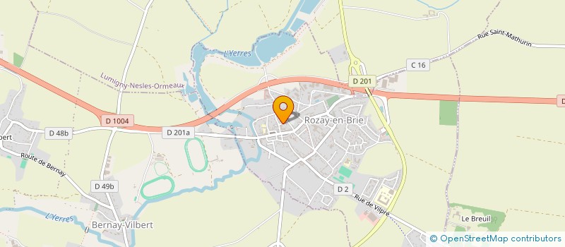 localisation de l'entreprise XCI COURPALAY  COURPALAY