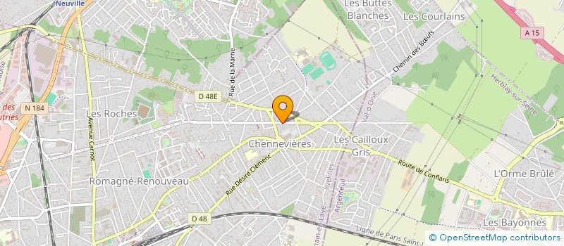 localisation de l'entreprise XCI DE L'AMBASSADEUR  CONFLANS-SAINTE-HONORINE