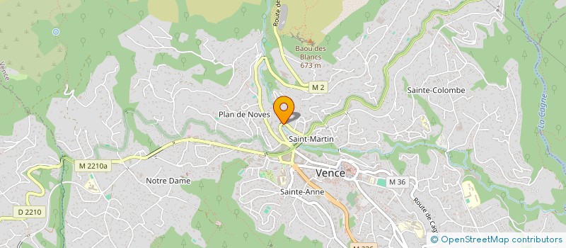 localisation de l'entreprise XCIMMO à VENCE