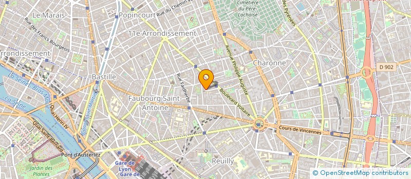 localisation de l'entreprise XCITE à PARIS