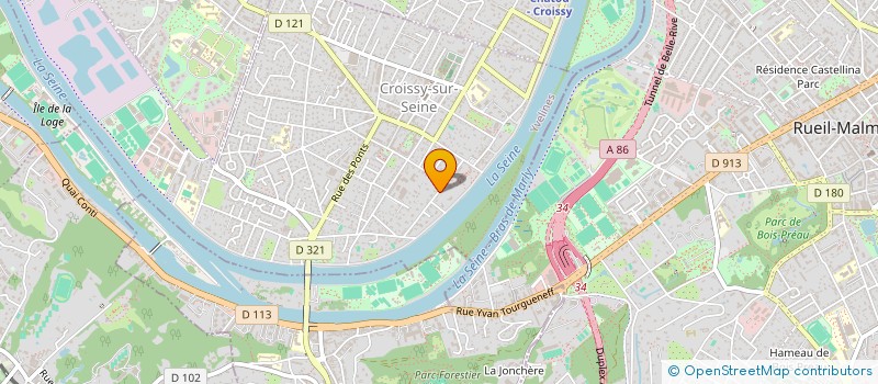 localisation de l'entreprise XCJBL1  CROISSY-SUR-SEINE