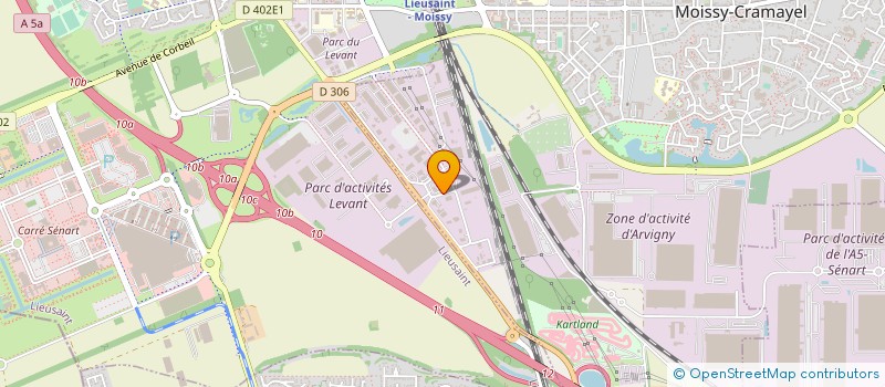 localisation de l'entreprise XCLUSIF à MOISSY-CRAMAYEL