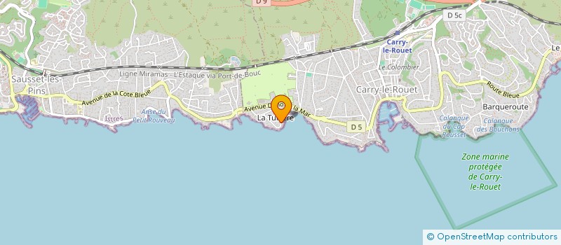 localisation de l'entreprise XCNOT  CARRY-LE-ROUET