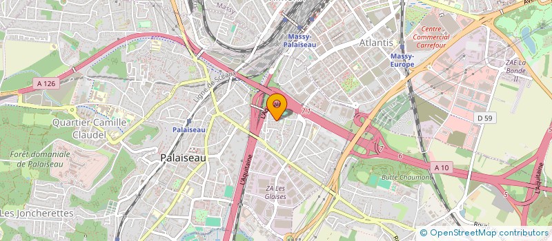 localisation de l'entreprise XCOHORS  PALAISEAU