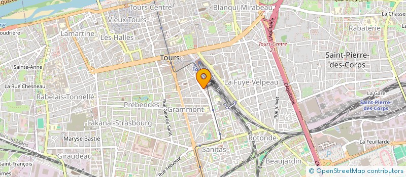 localisation de l'entreprise XCOTEP  TOURS