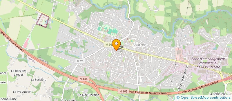 localisation de l'entreprise XCOVERT  SAUTRON