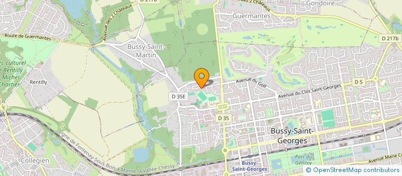 localisation de l'entreprise XCS CONSULTING à BUSSY-SAINT-GEORGES