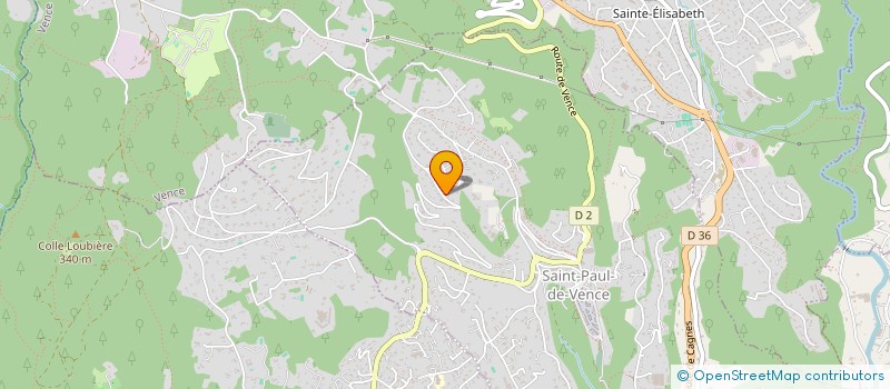 localisation de l'entreprise XCVM à SAINT-PAUL-DE-VENCE