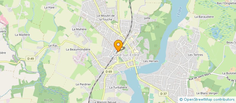 localisation de l'entreprise XD CONNECTS FRANCE à SUCE-SUR-ERDRE