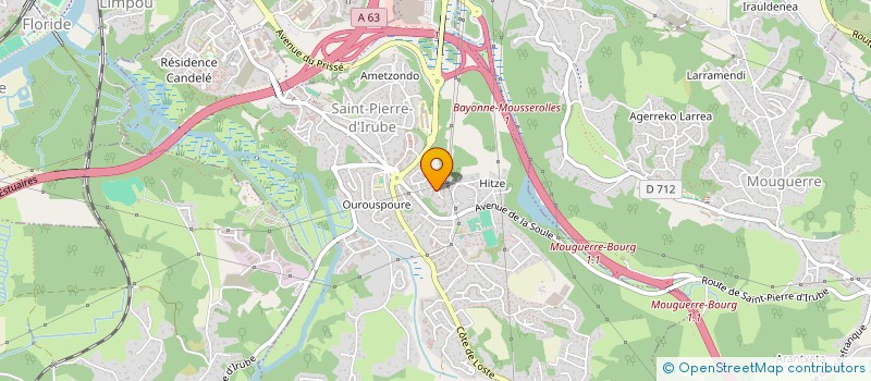 localisation de l'entreprise XD EVENT  SAINT-PIERRE-D'IRUBE