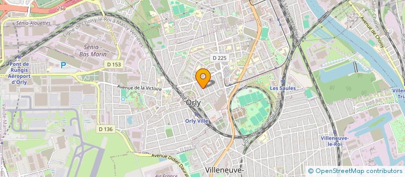 localisation de l'entreprise XD168  ORLY