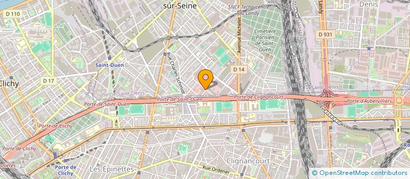 localisation de l'entreprise XDB à SAINT-OUEN-SUR-SEINE