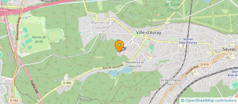 localisation de l'entreprise XDCONSEIL  VILLE-D'AVRAY