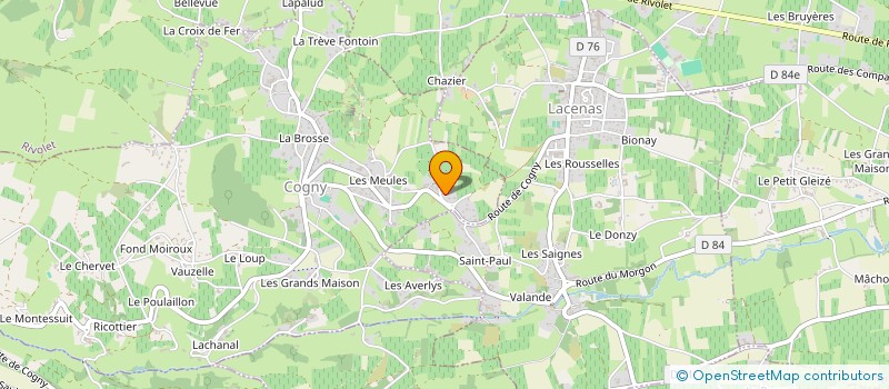 localisation de l'entreprise XDF CONSEIL à COGNY