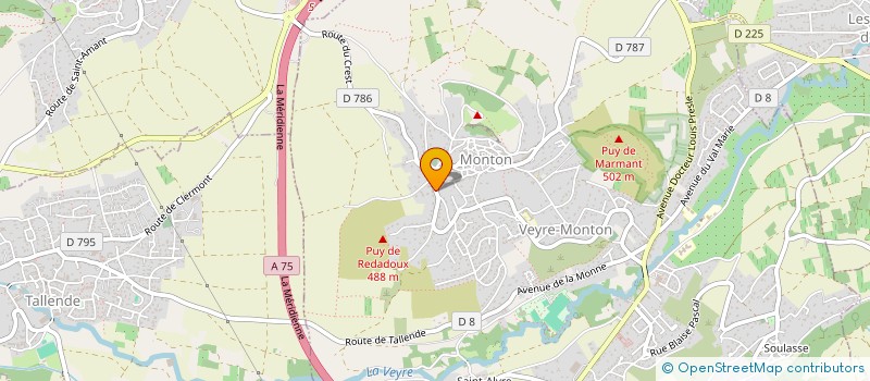 localisation de l'entreprise XDK INVEST  VEYRE-MONTON