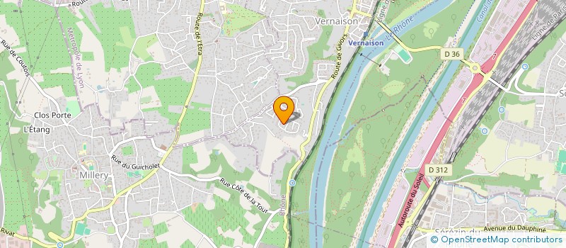 localisation de l'entreprise XDOC DEMAT  VERNAISON