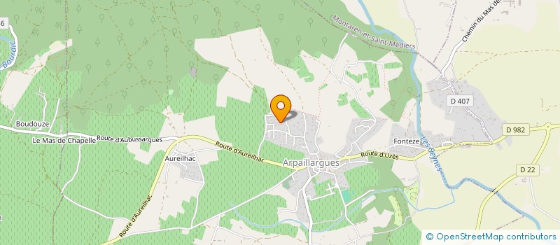 localisation de l'entreprise XDP DECO  ARPAILLARGUES-ET-AUREILLAC