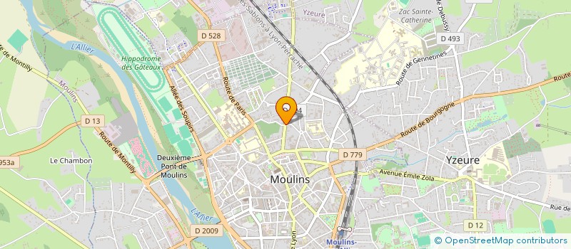 localisation de l'entreprise XDS 03 à MOULINS