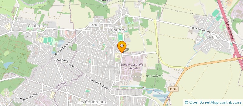 localisation de l'entreprise XDS IMMO  COURTRY