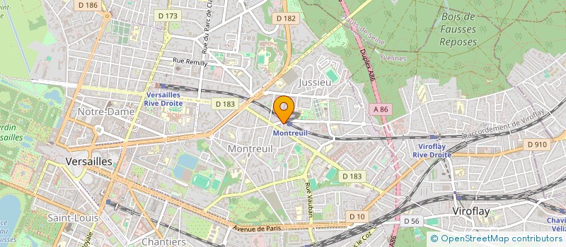 localisation de l'entreprise @XE CONSEIL à VERSAILLES