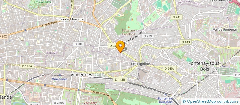 localisation de l'entreprise XE CONSULTING à FONTENAY-SOUS-BOIS