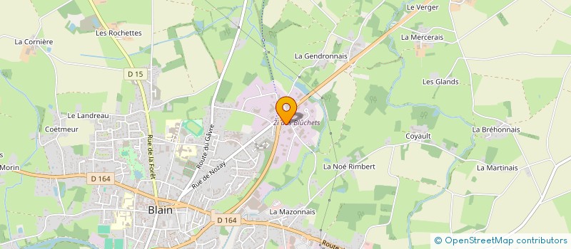 localisation de l'entreprise XE-IMMO  BLAIN